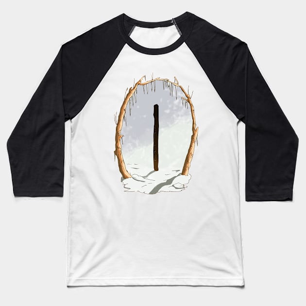 rune isa Baseball T-Shirt by Karolina Studena-art